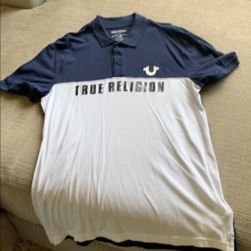 Like new true religion polo shirt